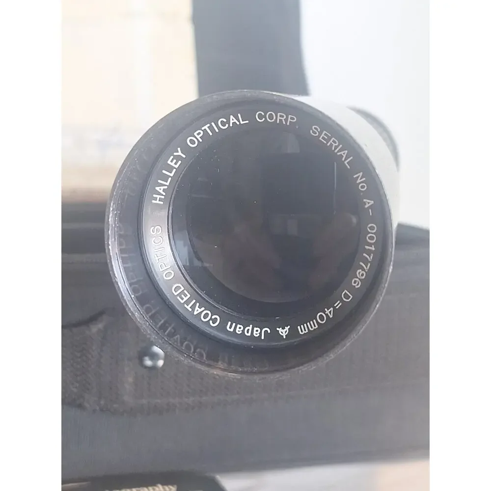 HalleyScope 40mm Japanese Coated Optics Spotting Scope w Case Tripod Docs